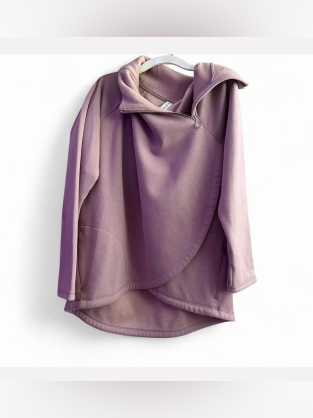 Athleta Mauve Zip-Up Hoodie